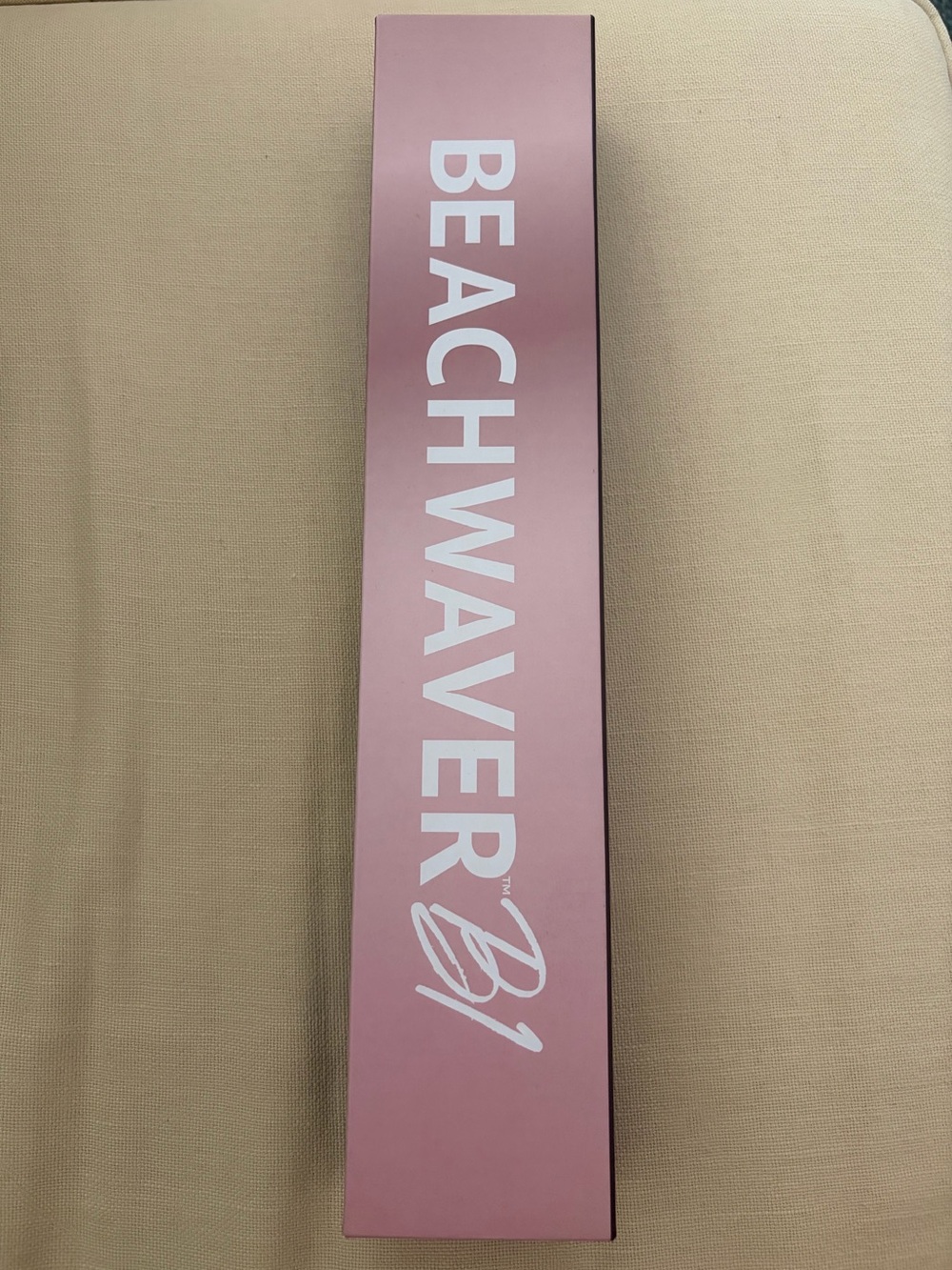 NIB Beachwaver B1 Rotating Curling Iron 1" Midnight Rose Sealed
